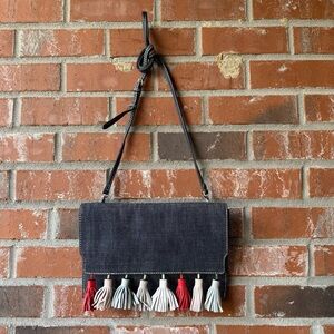 Rebecca Minkoff Sophia Denim/Leather
Clutch Bag